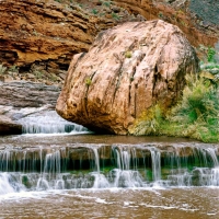 Grand Gulch Boulder & Falls, Jan Juan River, Utah